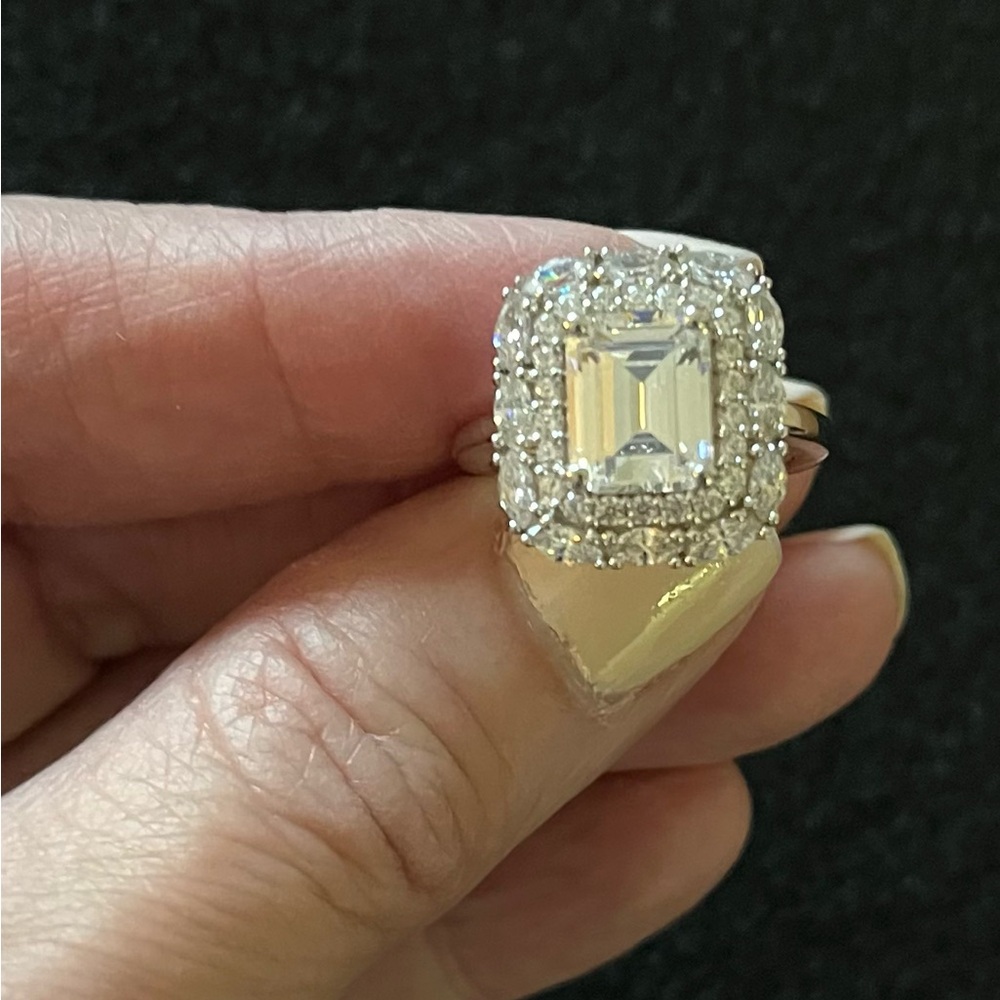 Diamonique ring